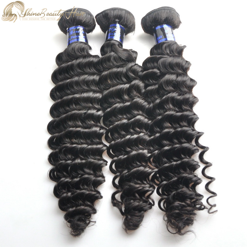 Affordable Price Brazilian Hair Deep Wave Hair Bundles 3pcs/lot Shine Beauty Hair Brand Fast Free Shipping