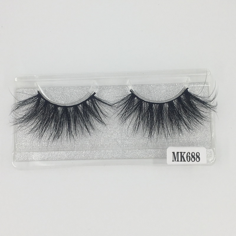 Shine Beauty Hair Brand Long Lasting Individual 25 mm 3D Mink Eye Lashes No.688 FedEx Express Free Shipping