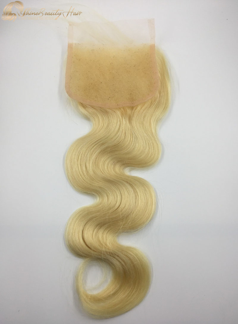 Shine Beauty Hair Brand 4x4 613 Body Wave Lace Closure 1pc China Factory Direct Fast Free Shipping