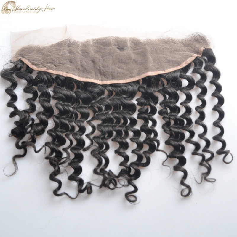 Fast Free Shipping Deep Wave 13x4 Lace Frontal Factory Shine Beauty Hair Company Wholesale Price