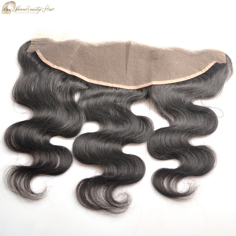 Shine Beauty Hair Factory Wholesale Body Wave Virgin Human Hair Frontal 13x4 Lace Free Fast Shipping