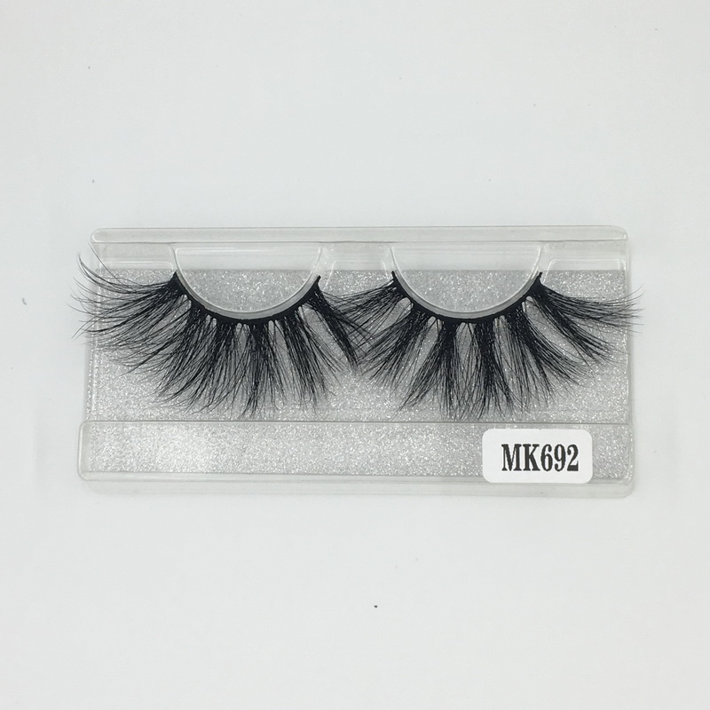 Affordable Factory Wholesale Price Long Lasting 25 mm Mink Individual Lashes No.692 Shine Beauty Hair Company