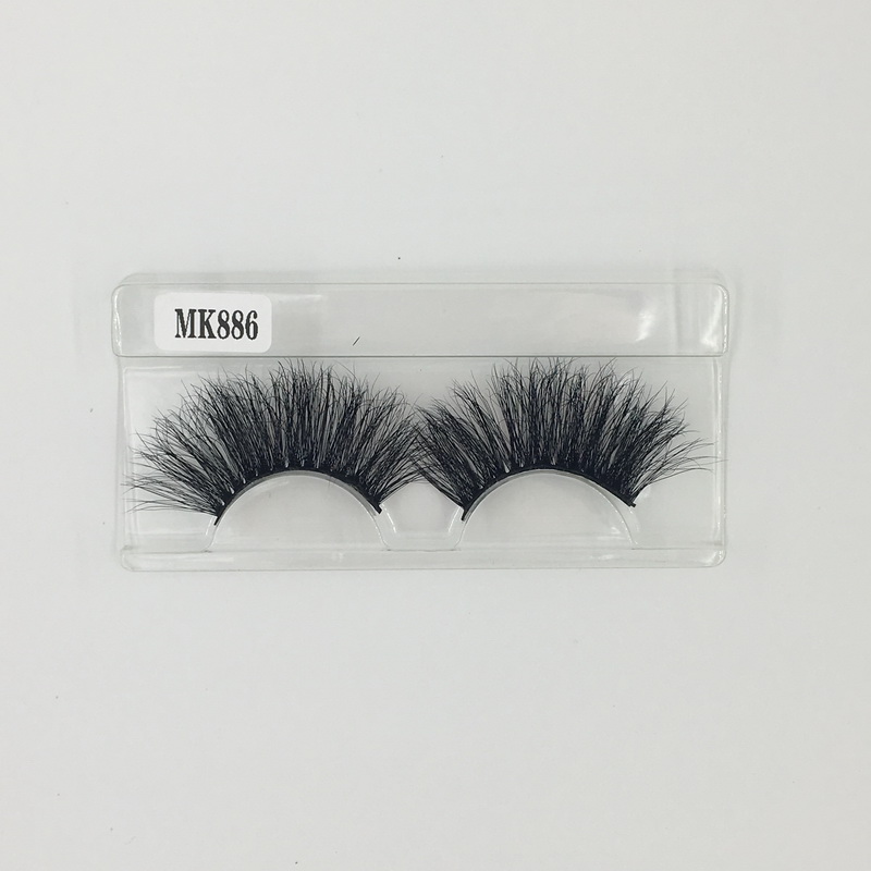 Shine Beauty Hair Brand Affordable Fake Eyelashes Mink 25mm Eyelashes Extension No.886 Wholesale Price Free Shipping