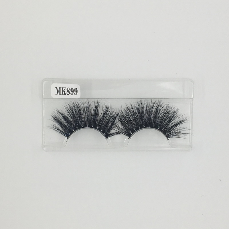 FedEx Express Free Shipping 3D Mink False Individual 25mm Eyelashes Extension Long Lasting No.899 Shine Beauty Hair Brand