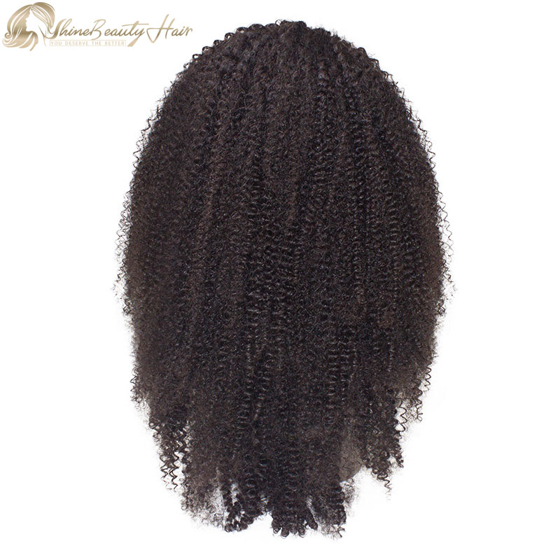 Shine Beauty Hair Kinky Curly Human Hair Lace Wigs Factory Wholesale Free Shipping