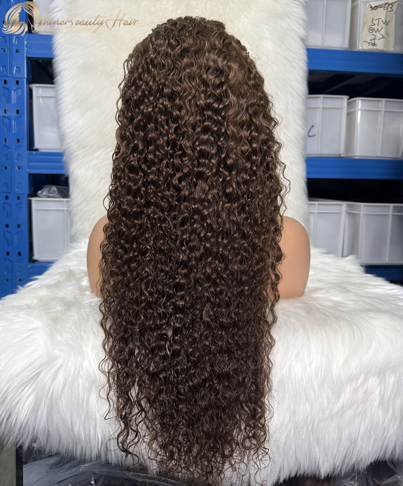 Glueless #4 Water Wave 5x7 Lace Closure Wig - 250% Density for Bold, Natural Beauty | Perfect for Black Women