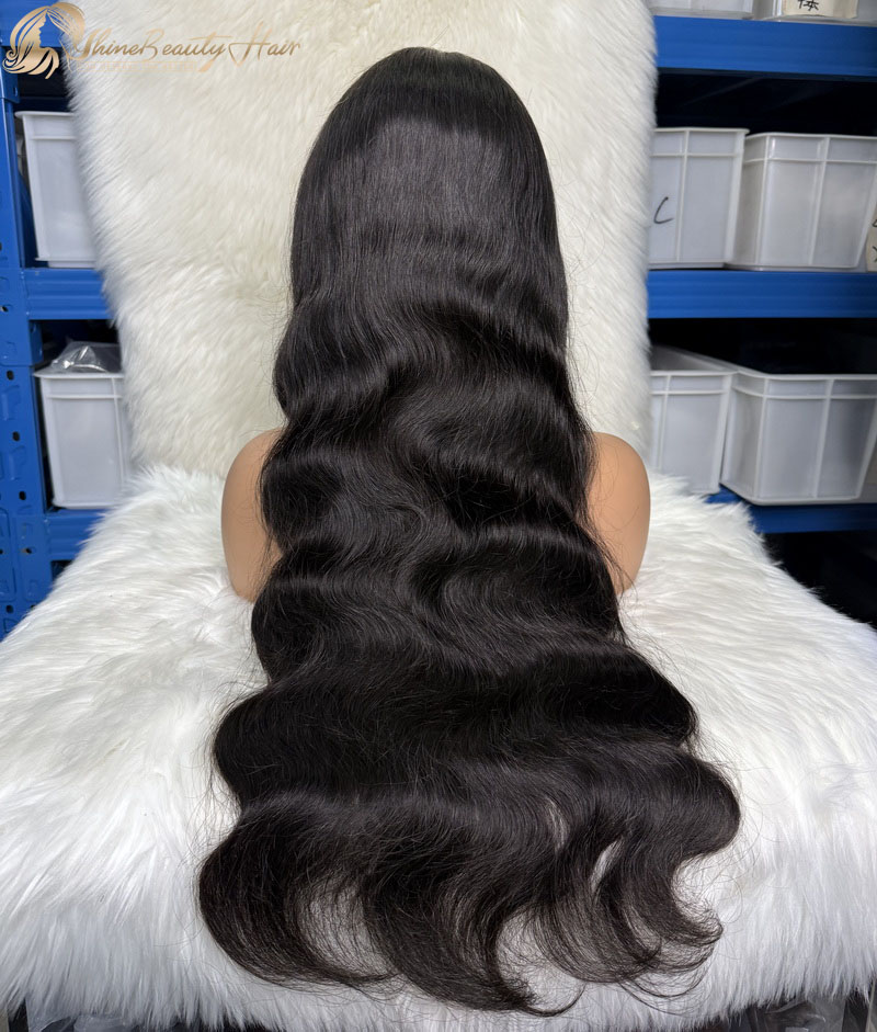 High Density Glueless Body Wave Human Hair Wigs 5x7 Lace Closure Wig Fast Free Shipping
