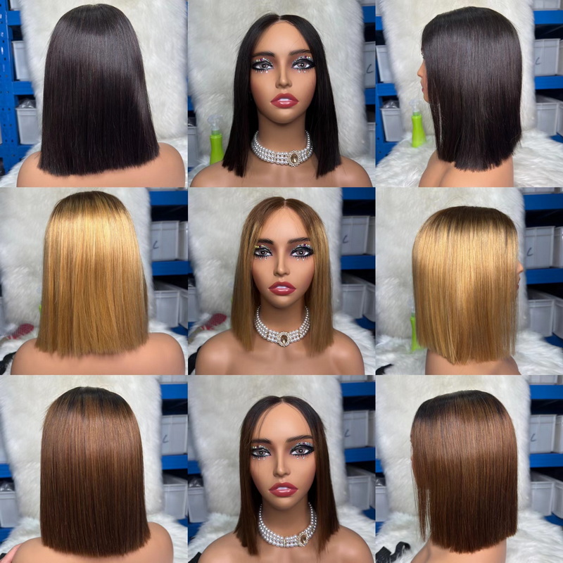 Enhance Your Style with Remy Hair 5x5 Lace Closure Bob Wigs